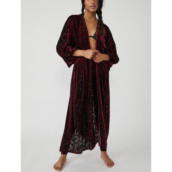 FREE PEOPLE Magic Hour Kimono / Midnight Combo - Picture 8 of 10